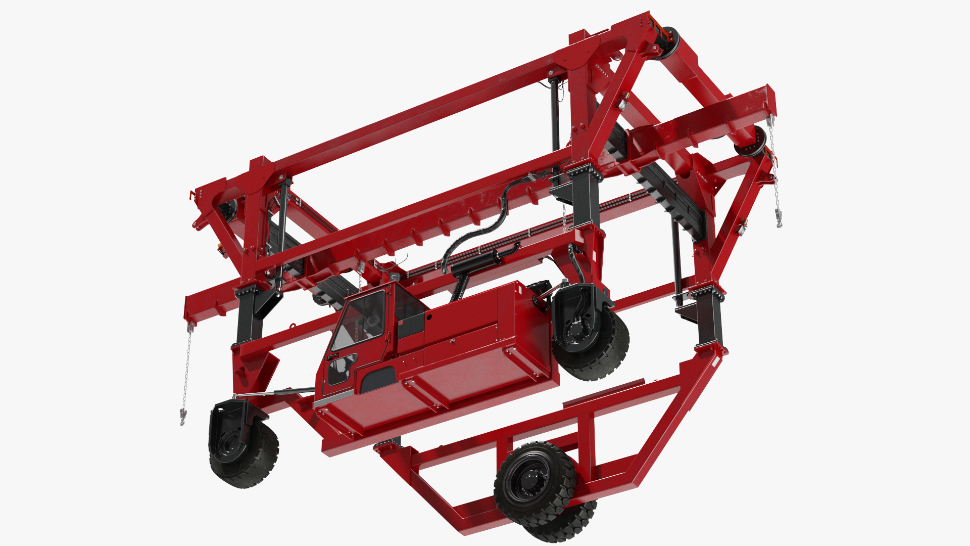 Heavy Duty Straddle Carrier 3D