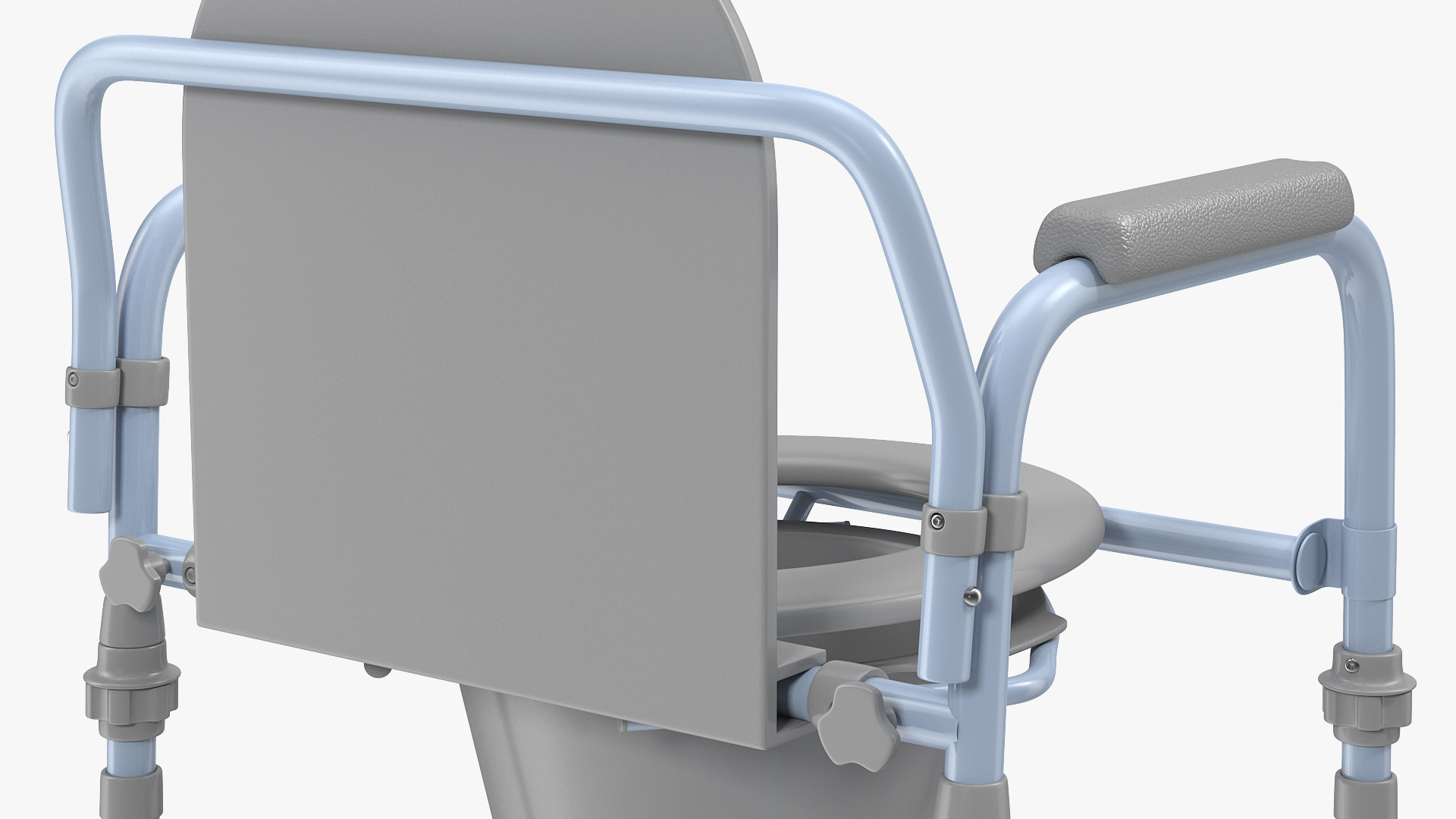 3D Medical Folding Bedside Commode Seat