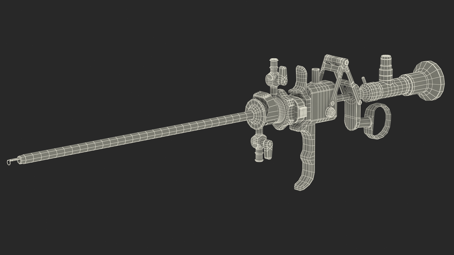 3D model Richard Wolf Resectoscope with Loop Electrode