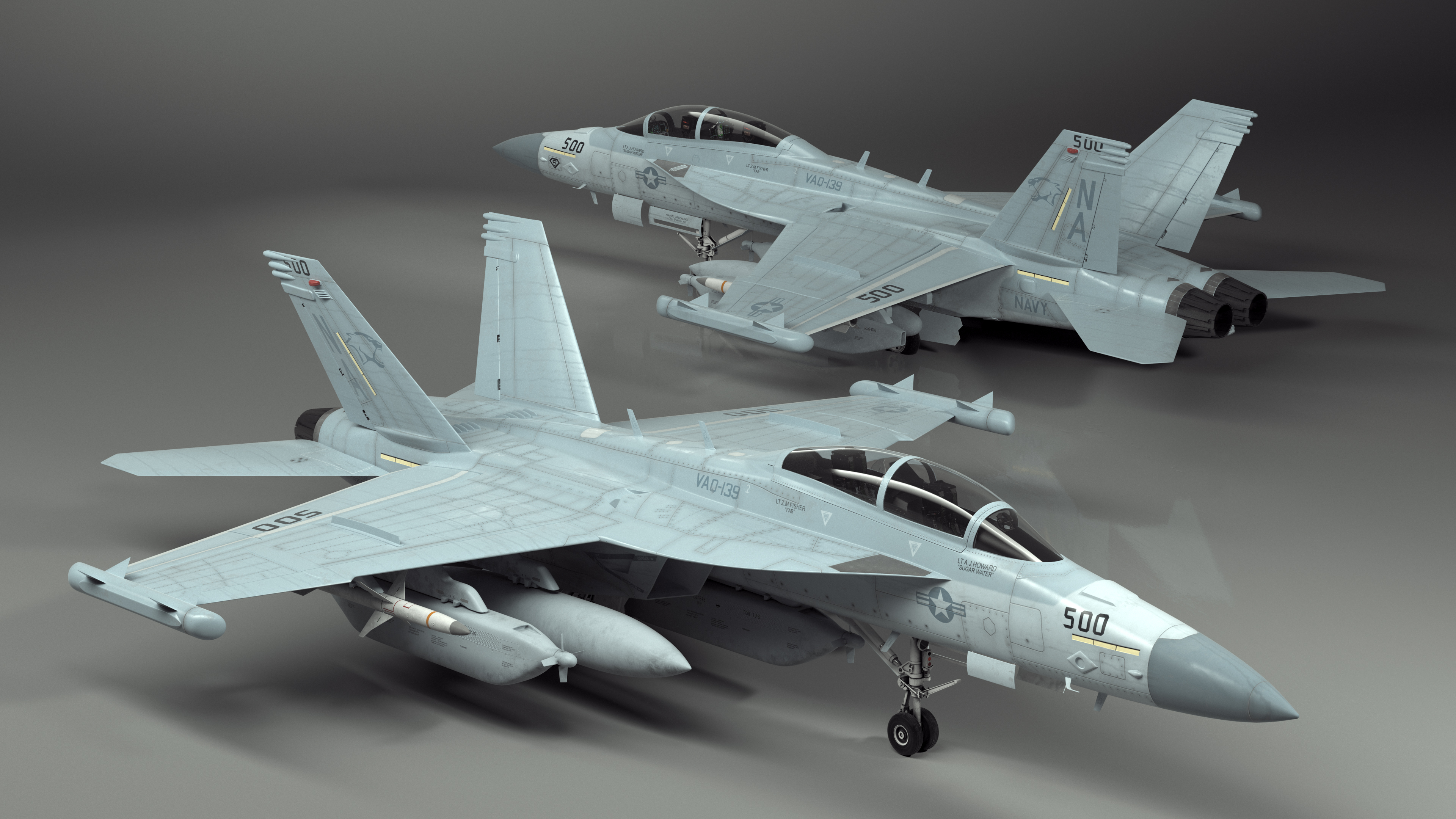 3D Boeing EA-18G Growler