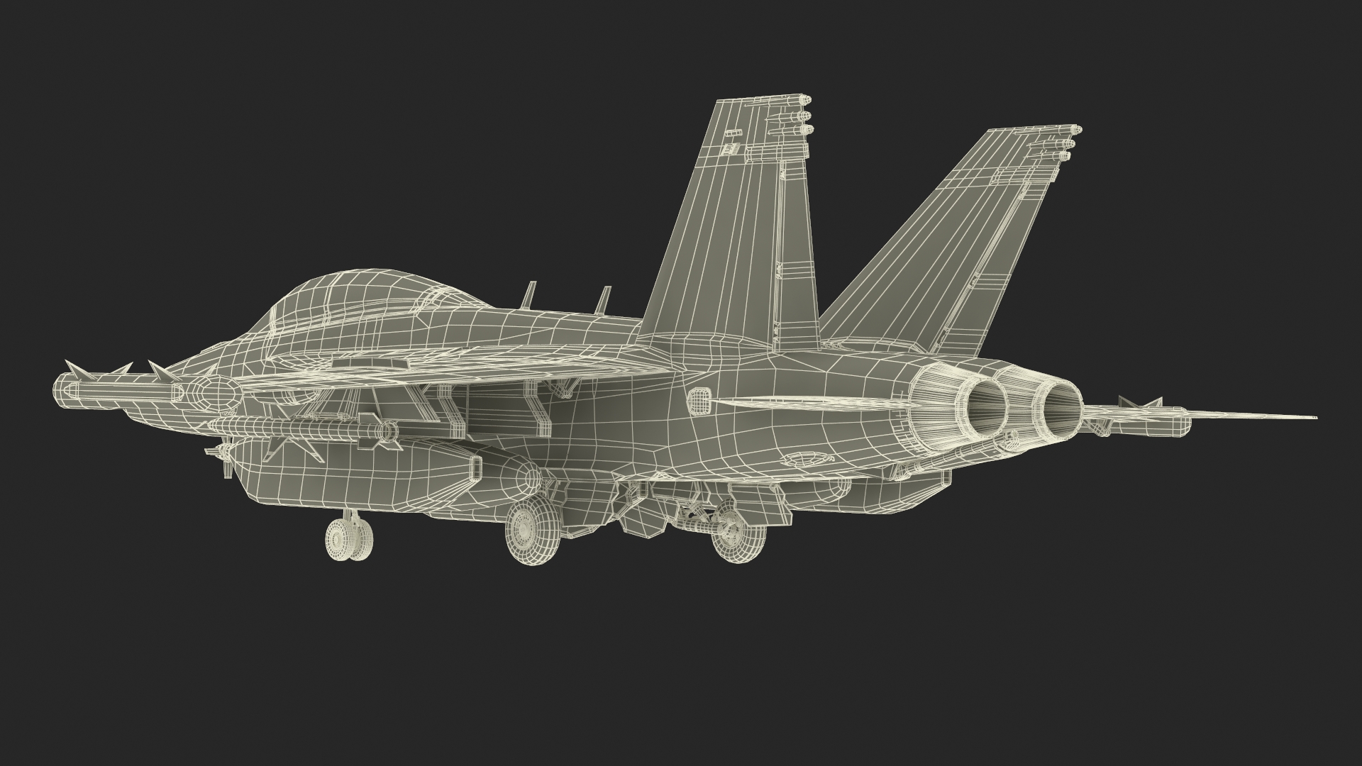 3D Boeing EA-18G Growler