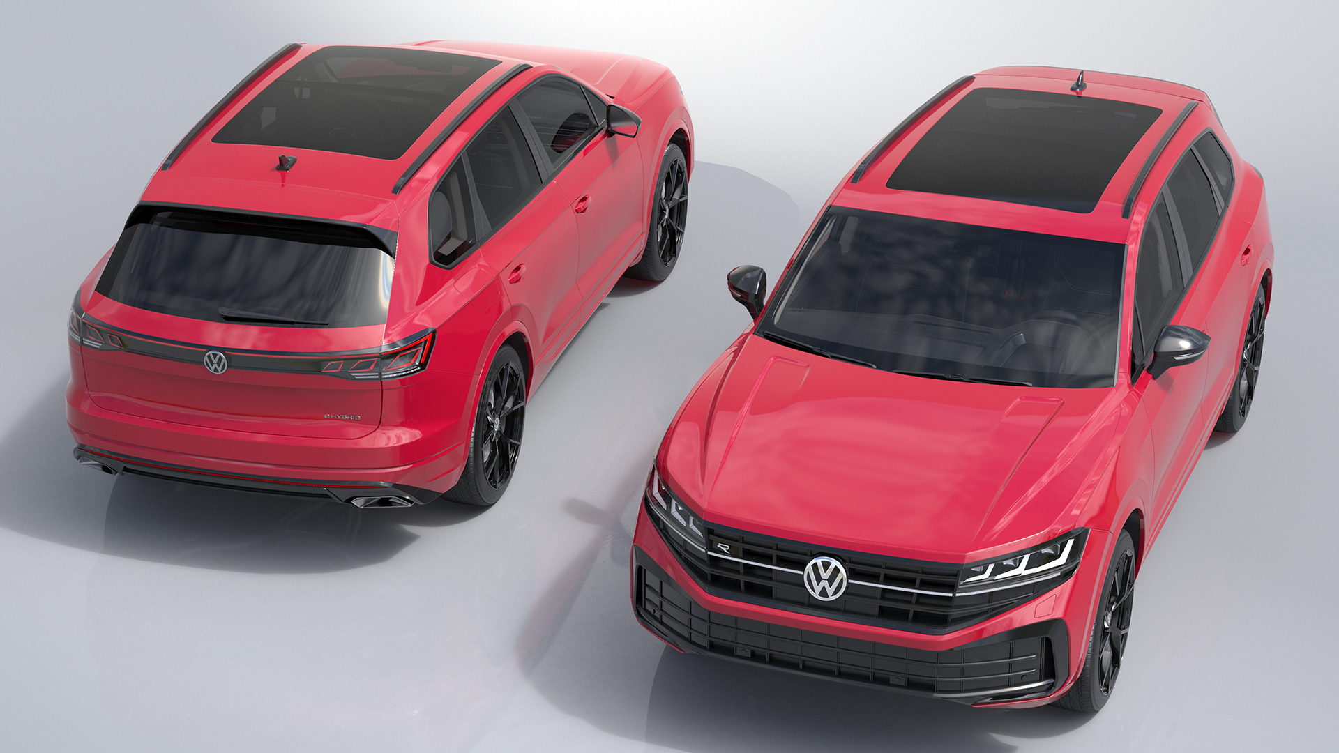 Volkswagen Touareg 2024 Red 3D