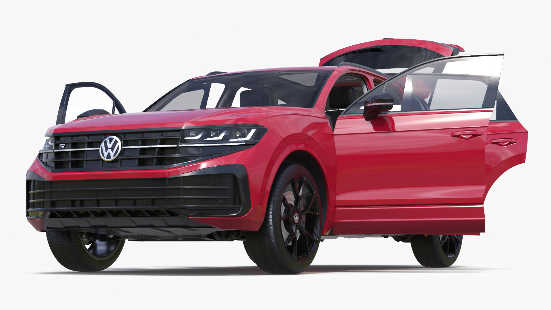 Volkswagen Touareg 2024 Red 3D