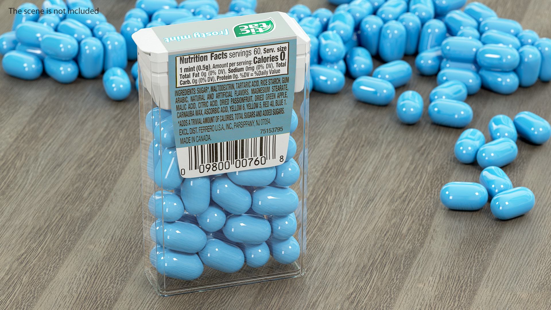 Tic Tac Frosty Mint Flavored Mints 3D model