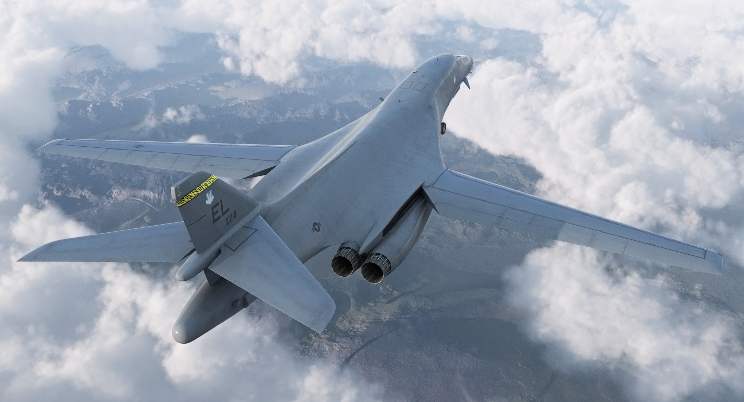 3D Strategic Bomber Rockwell B 1 Lancer