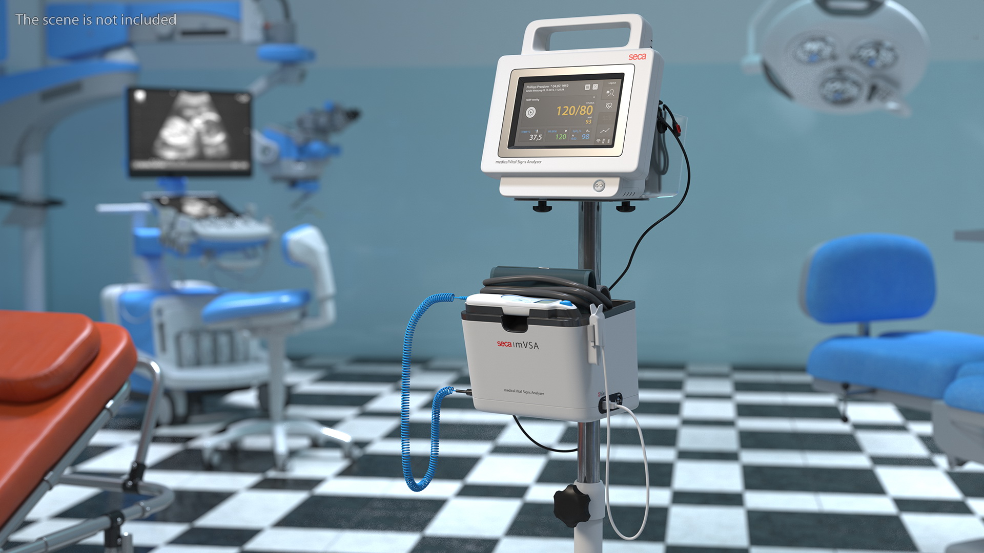 3D seca mVSA 535 Medical Vital Signs Analyzer with Stand model