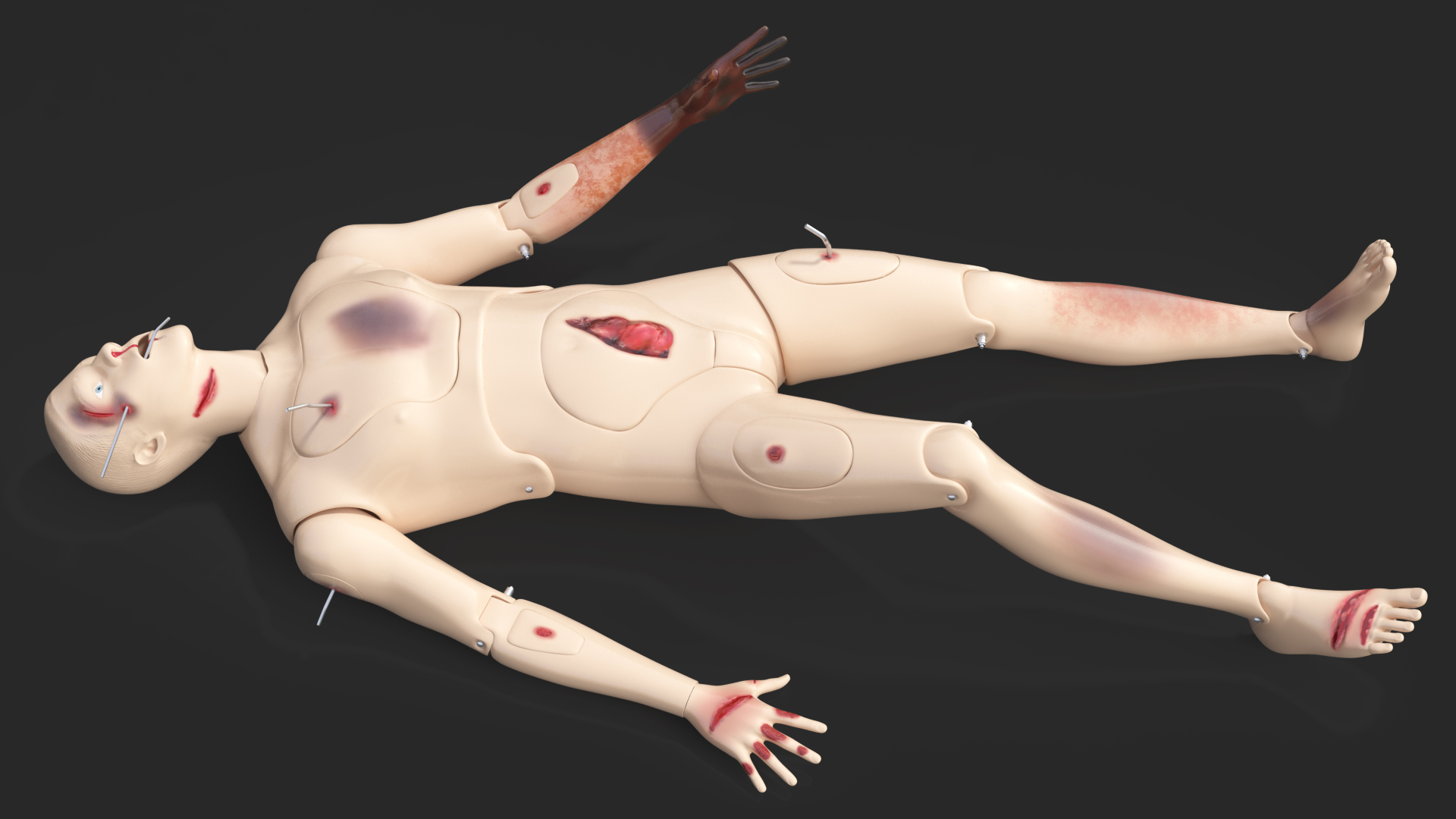 3D Trauma and Extrication Manikin Lying Pose