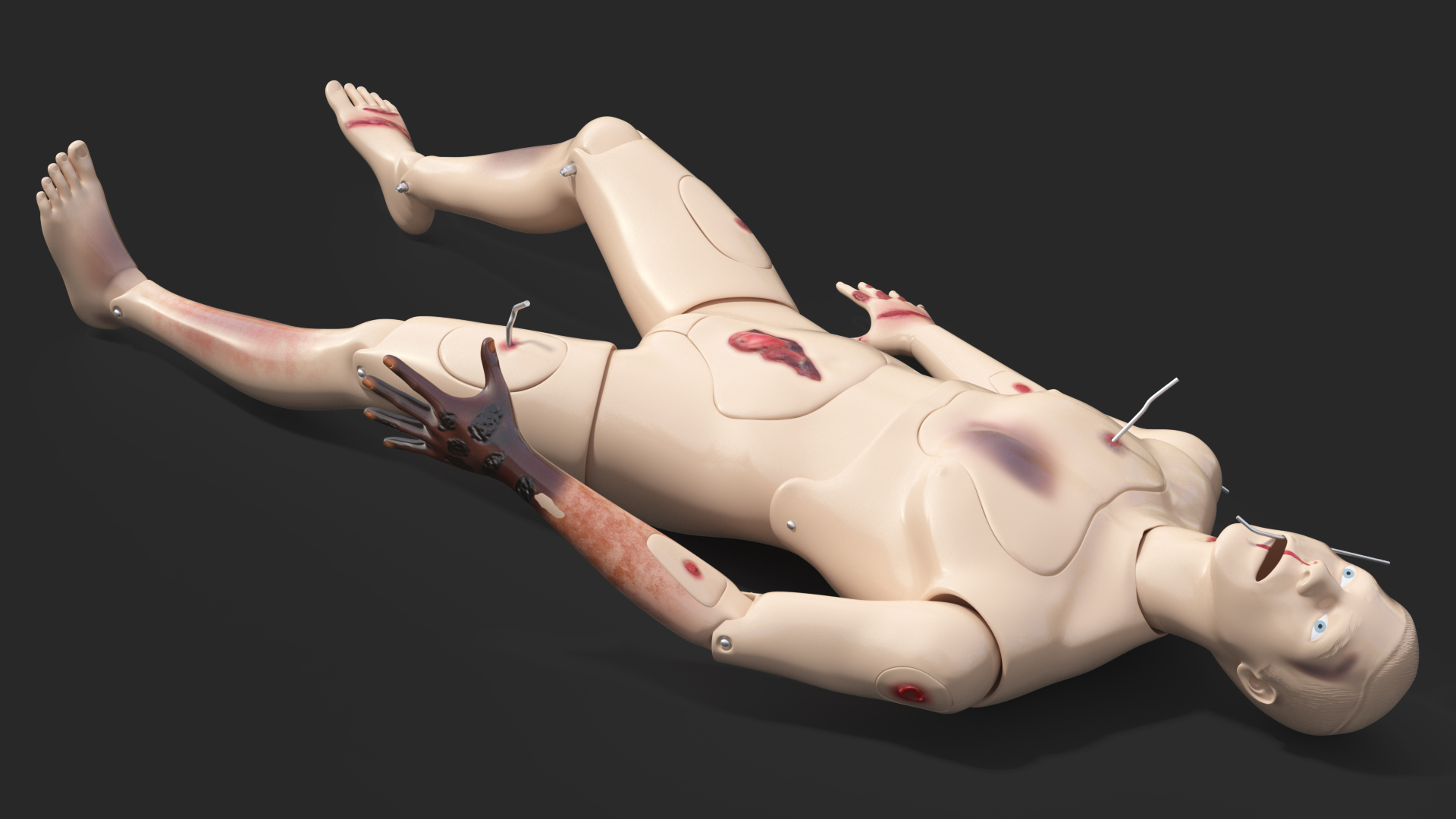 3D Trauma and Extrication Manikin Lying Pose