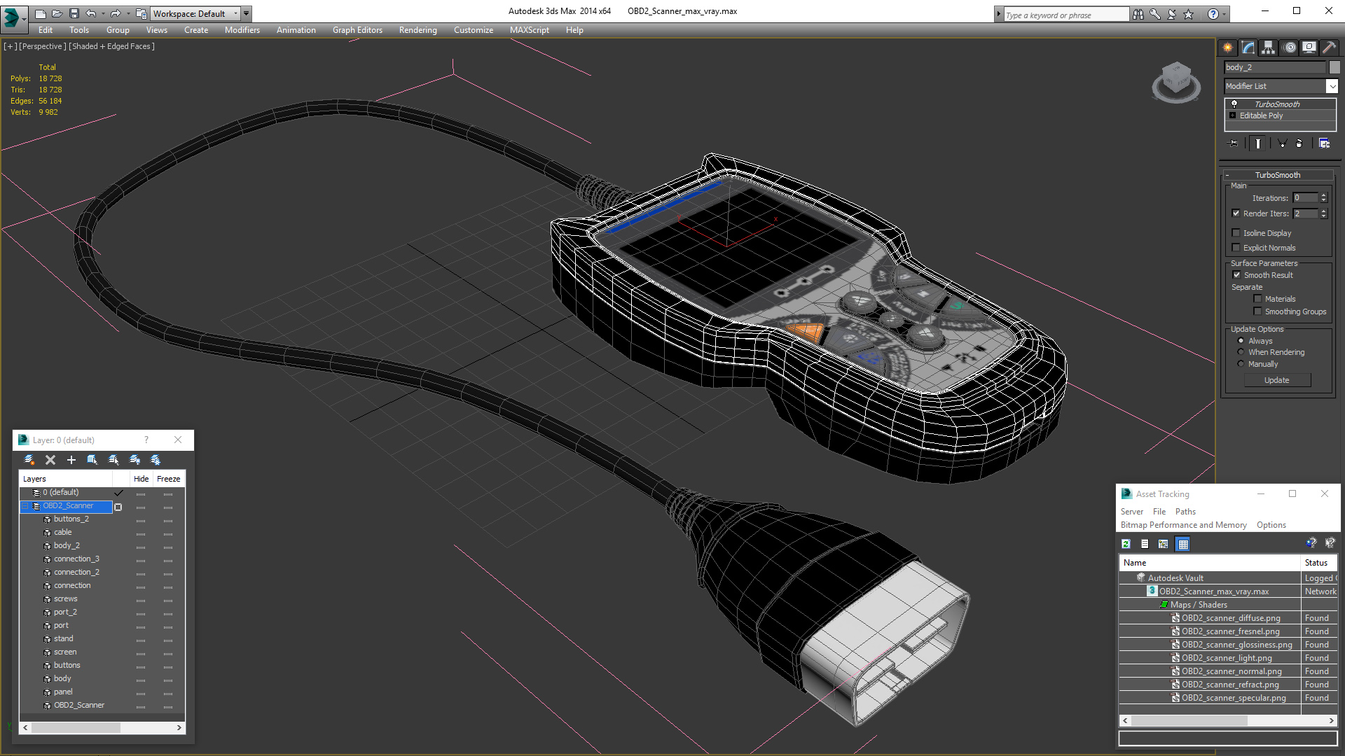 OBD2 Scanner 3D