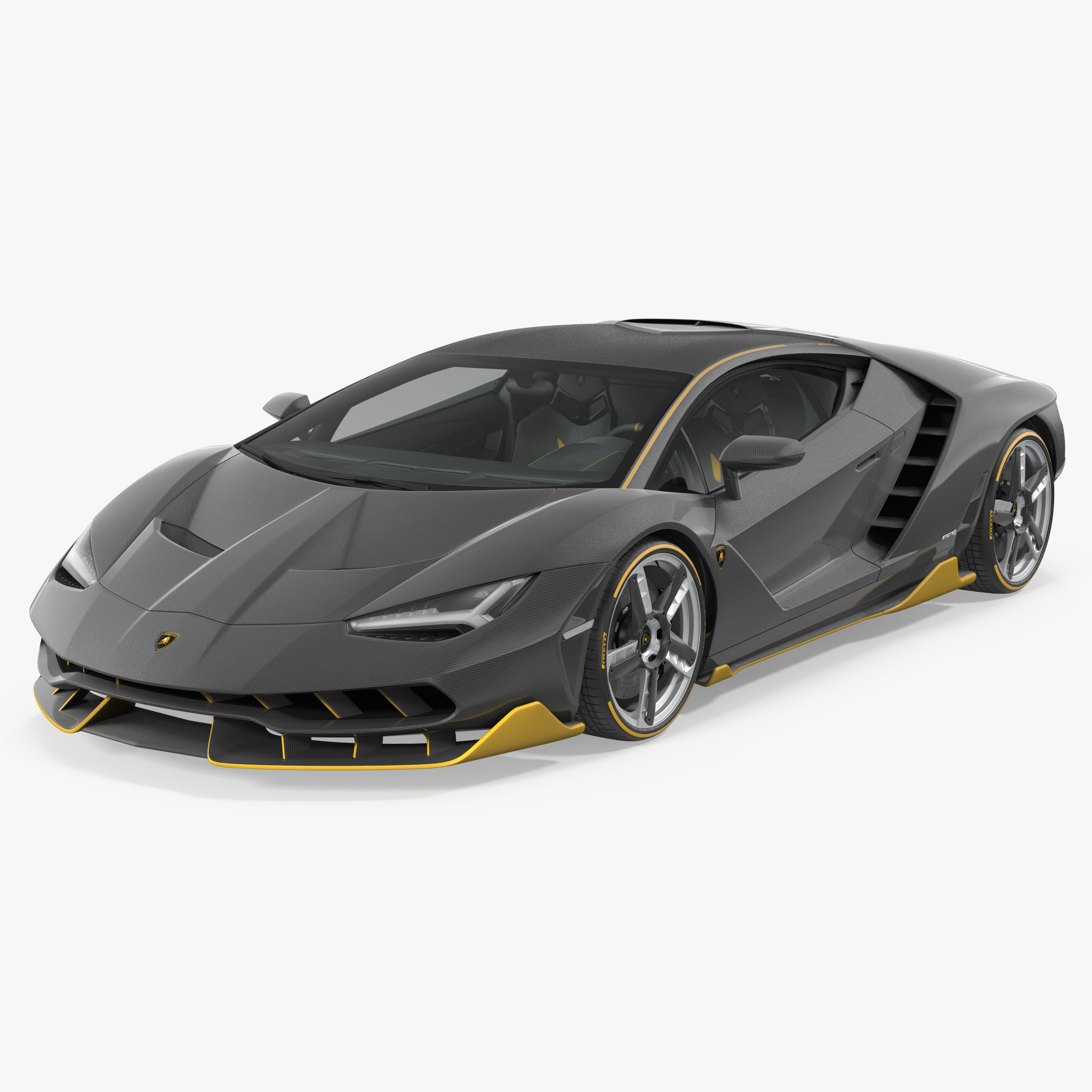 3D Hypercar Lamborghini Centenario 2017