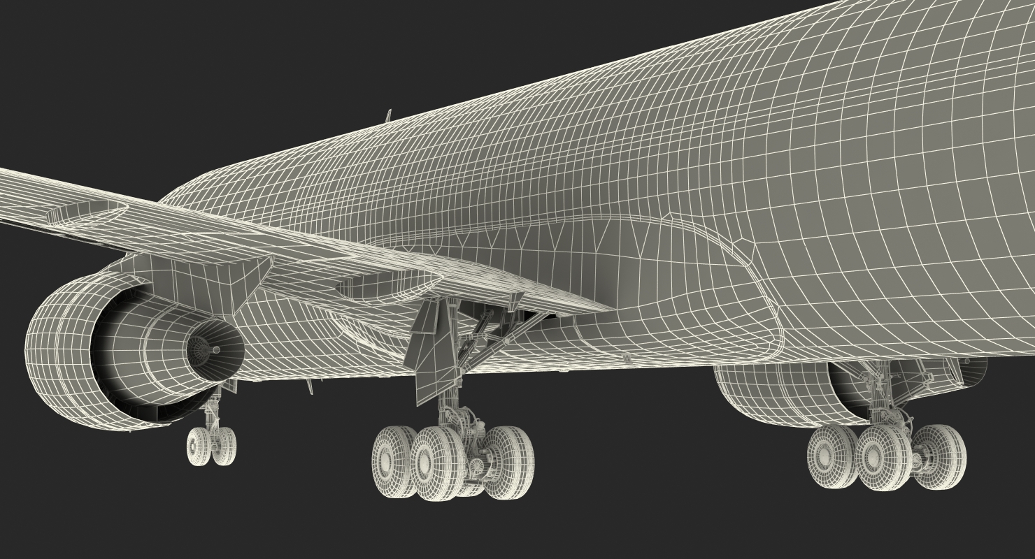 3D model Boeing 767 300F Generic Rigged