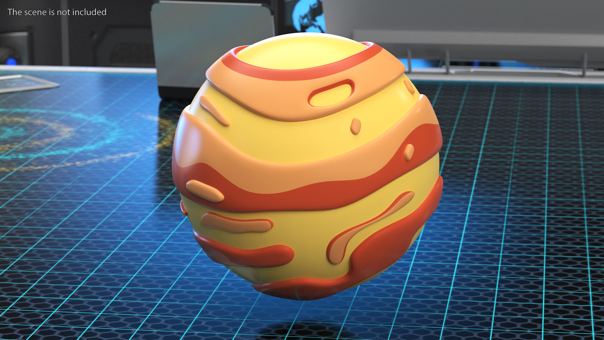 3D model Cartoon Solar System