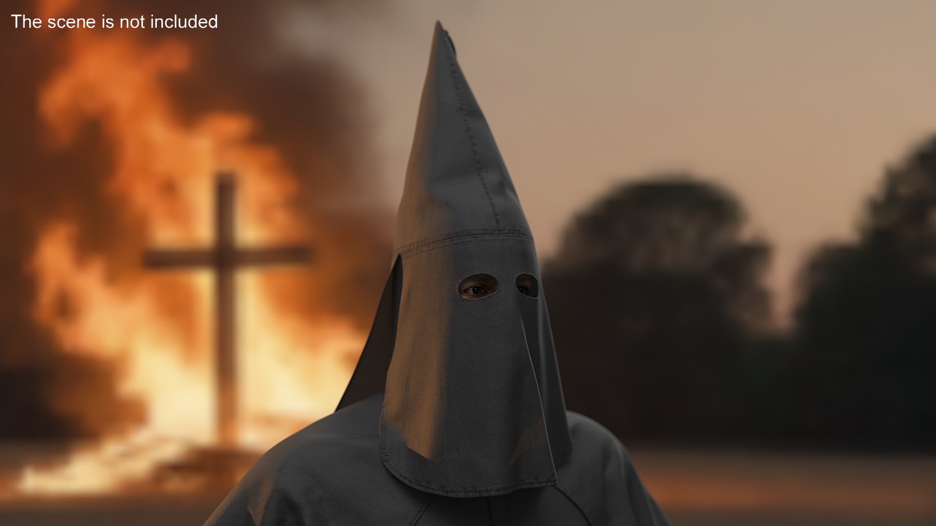 Black Cap Ku Klux Klan 3D