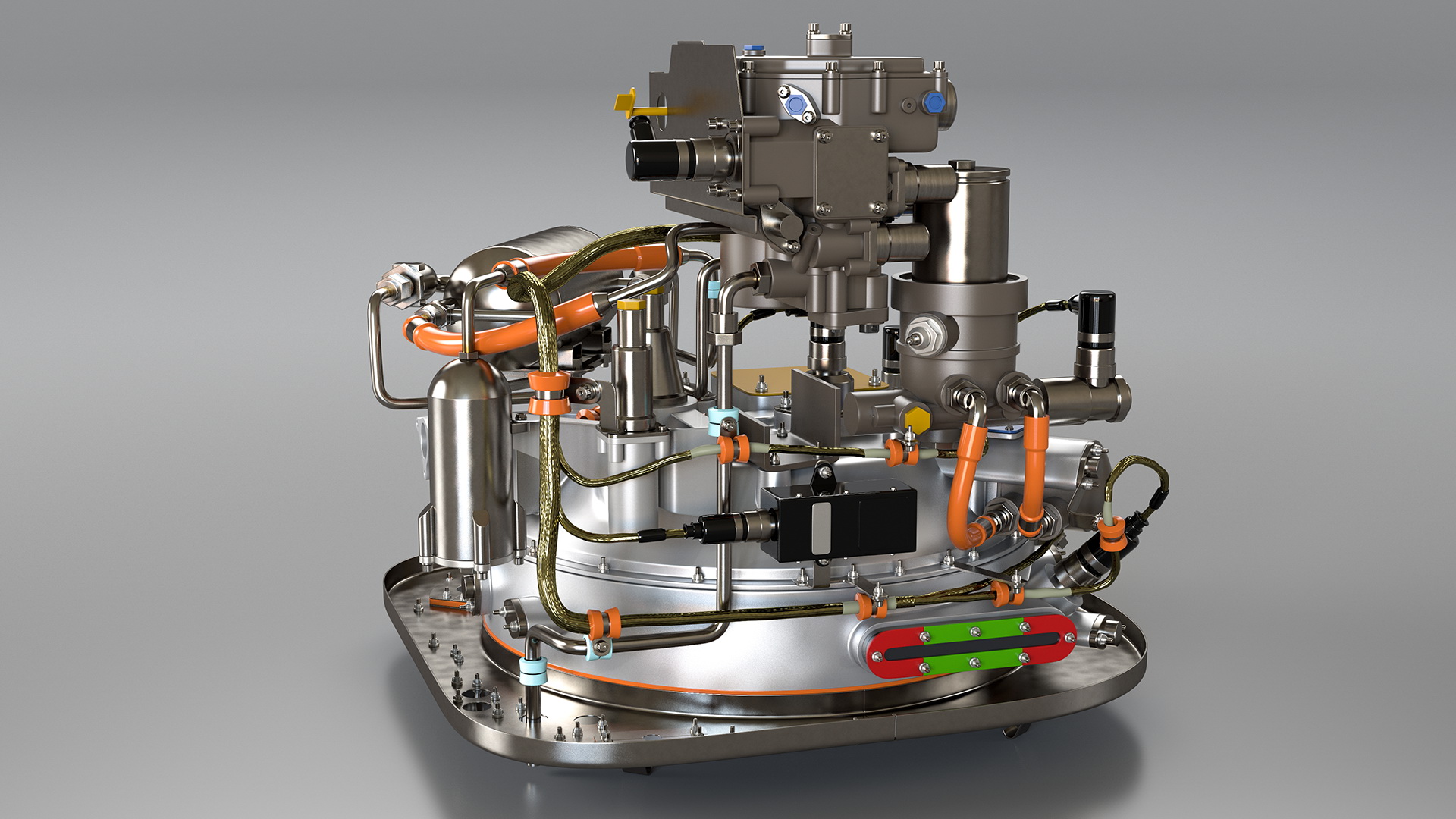 Turboshaft Engine Fuel System 3D model