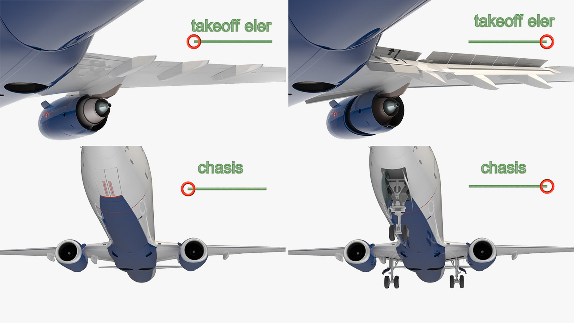 3D Delta Air Lines Boeing 737-900 with Interior Rigged