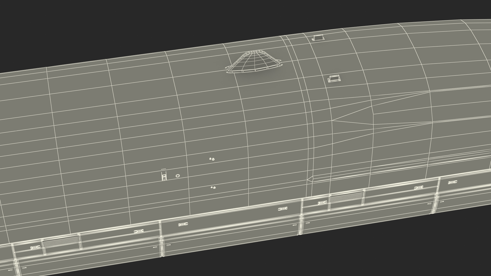 3D Magnetic Levitation Train Locomotive