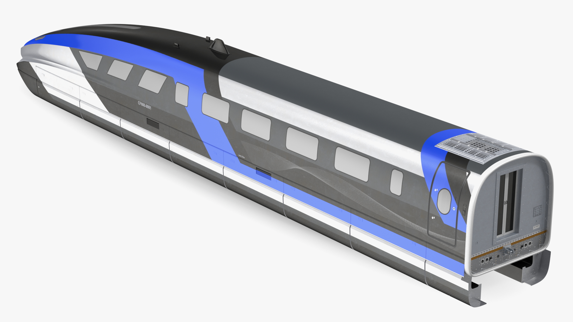 3D Magnetic Levitation Train Locomotive