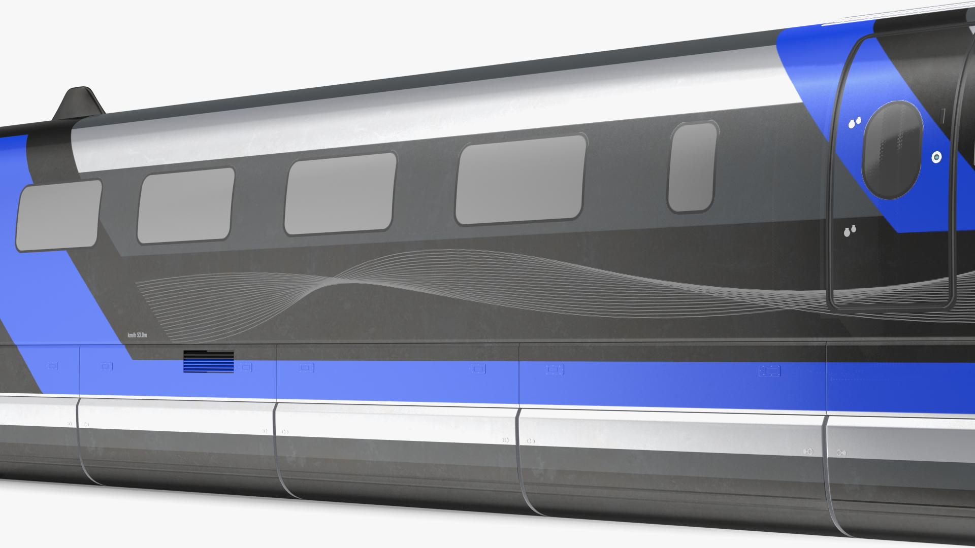 3D Magnetic Levitation Train Locomotive