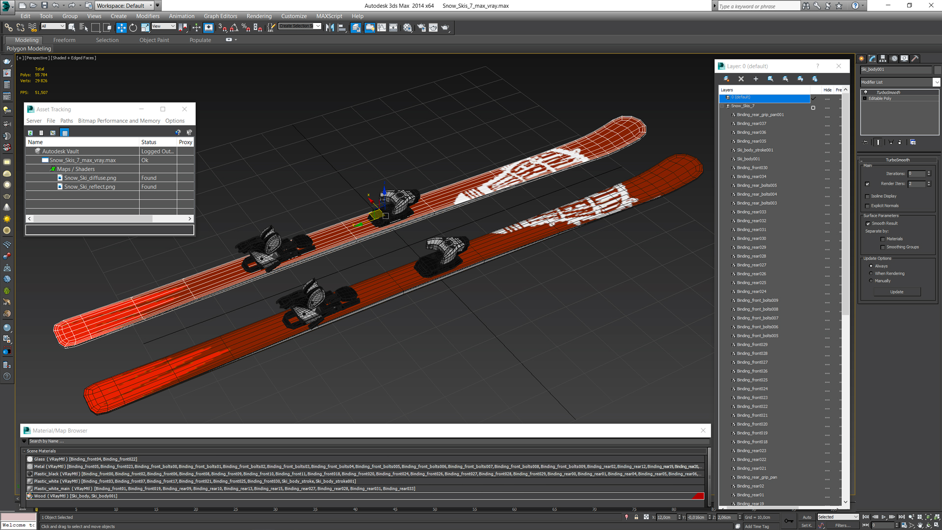 3D Snow Skis 7