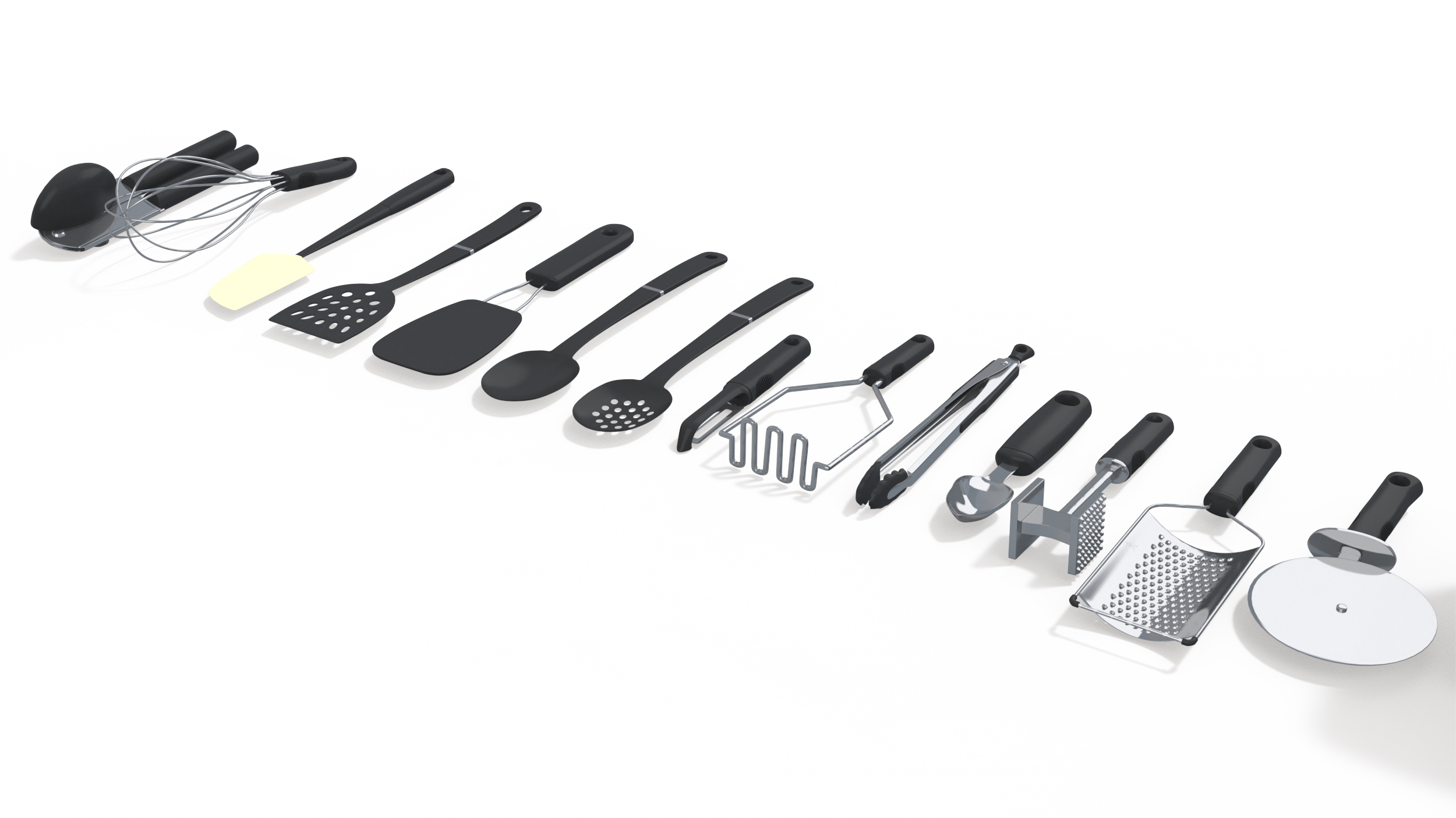 3D model 14 Pcs Cooking Kitchen Utensils Set