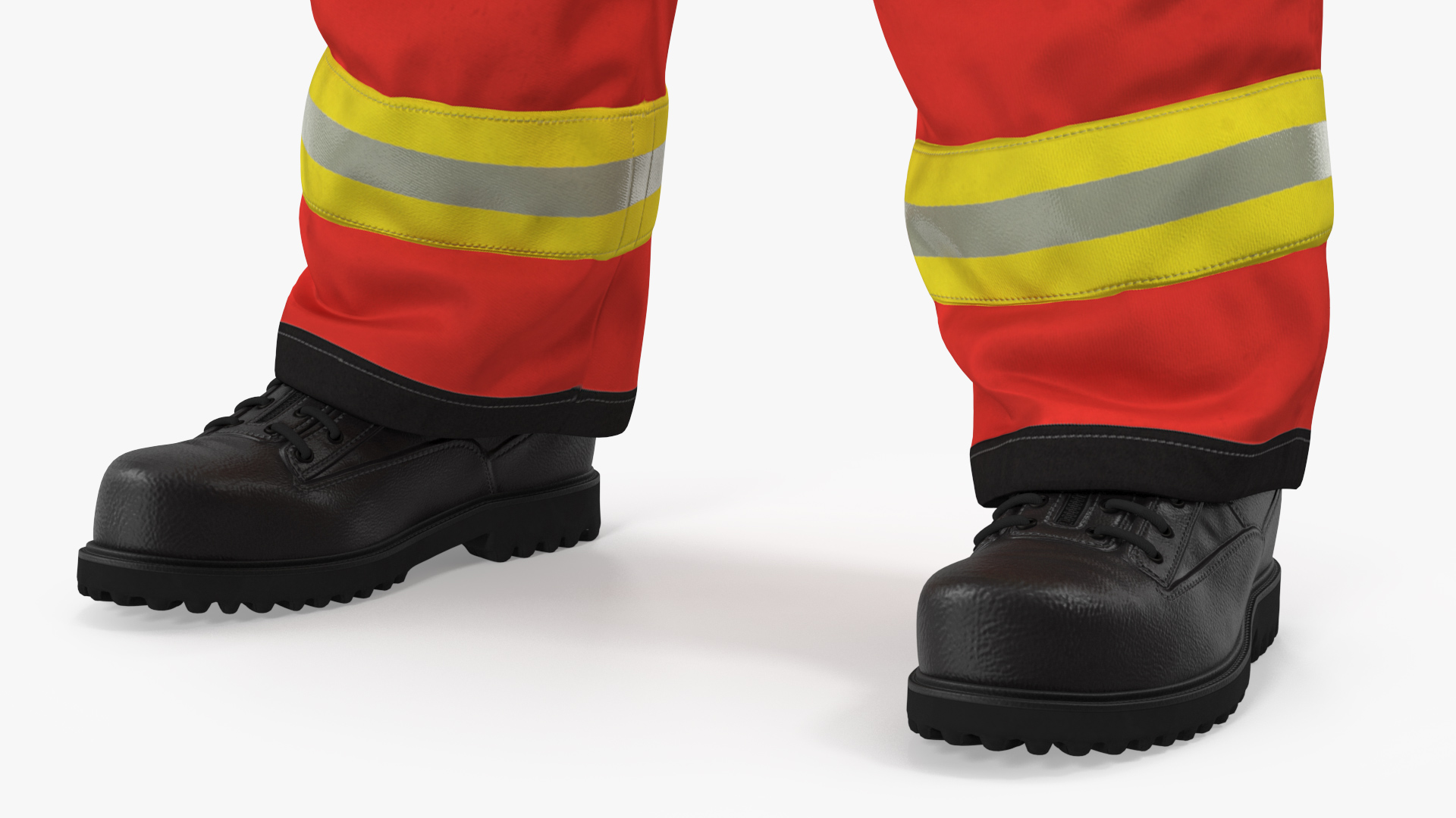 3D Firefighter Rescuer Rigged