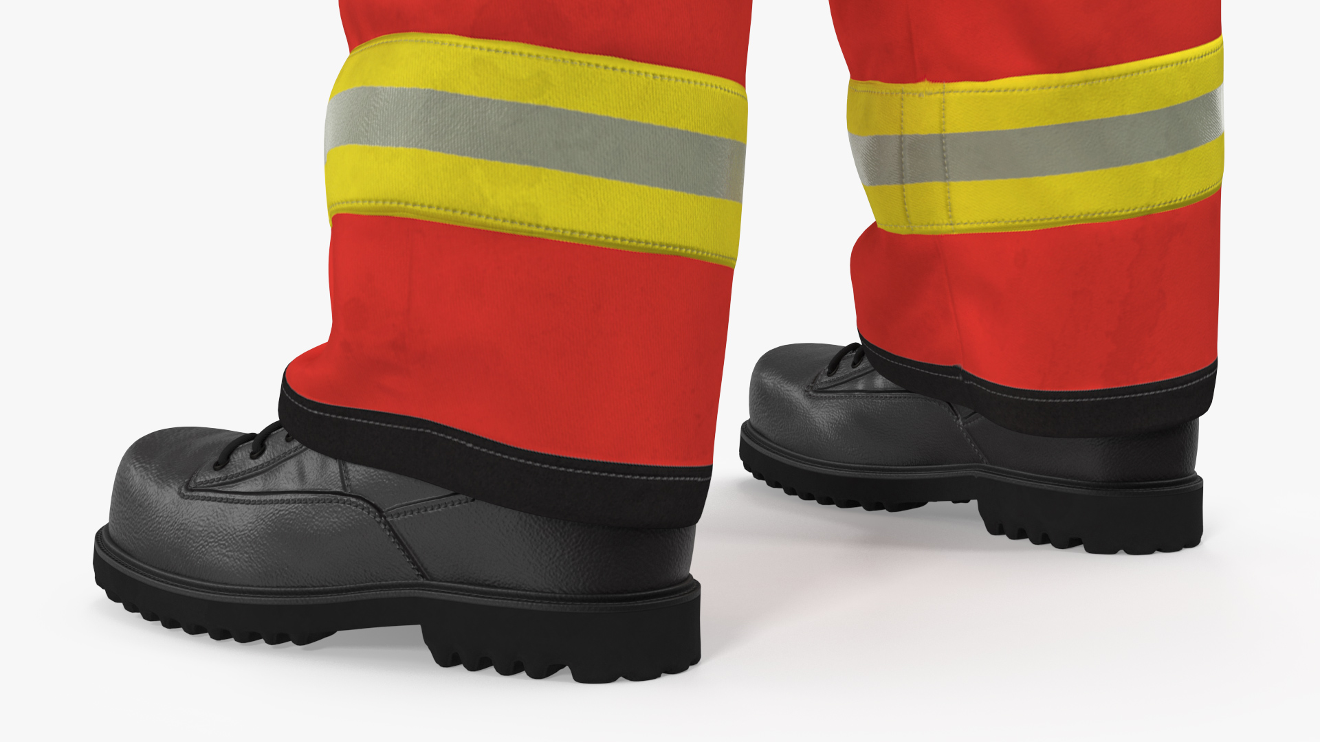 3D Firefighter Rescuer Rigged