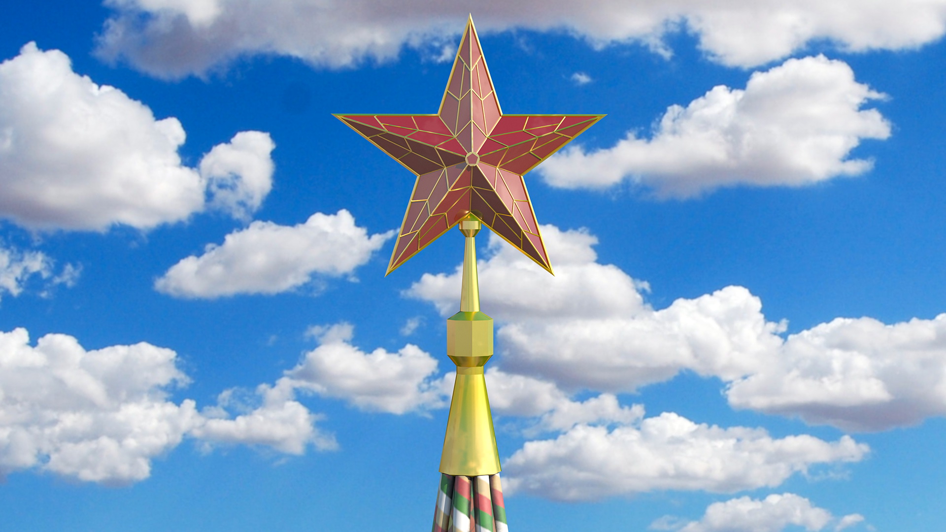 3D Kremlin Clock model