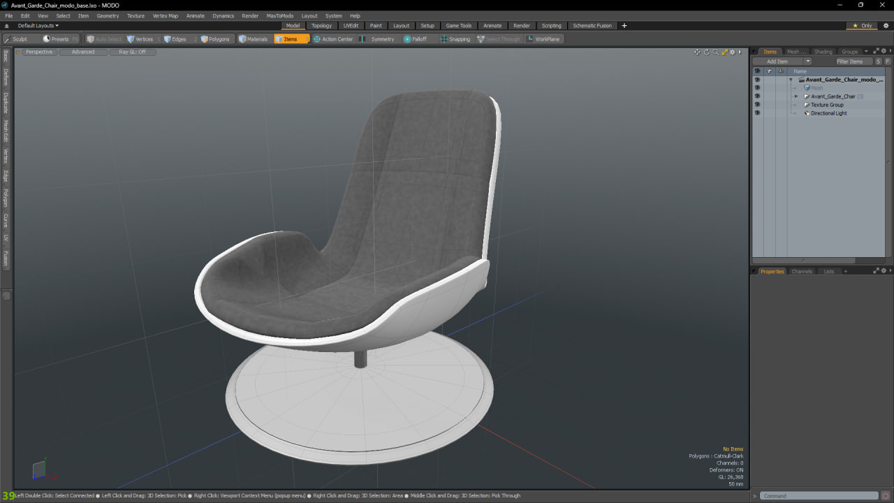 Avant Garde Chair 3D