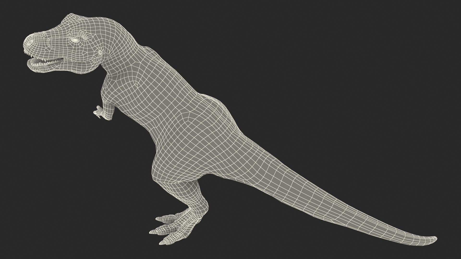 3D T Rex Stand Pose