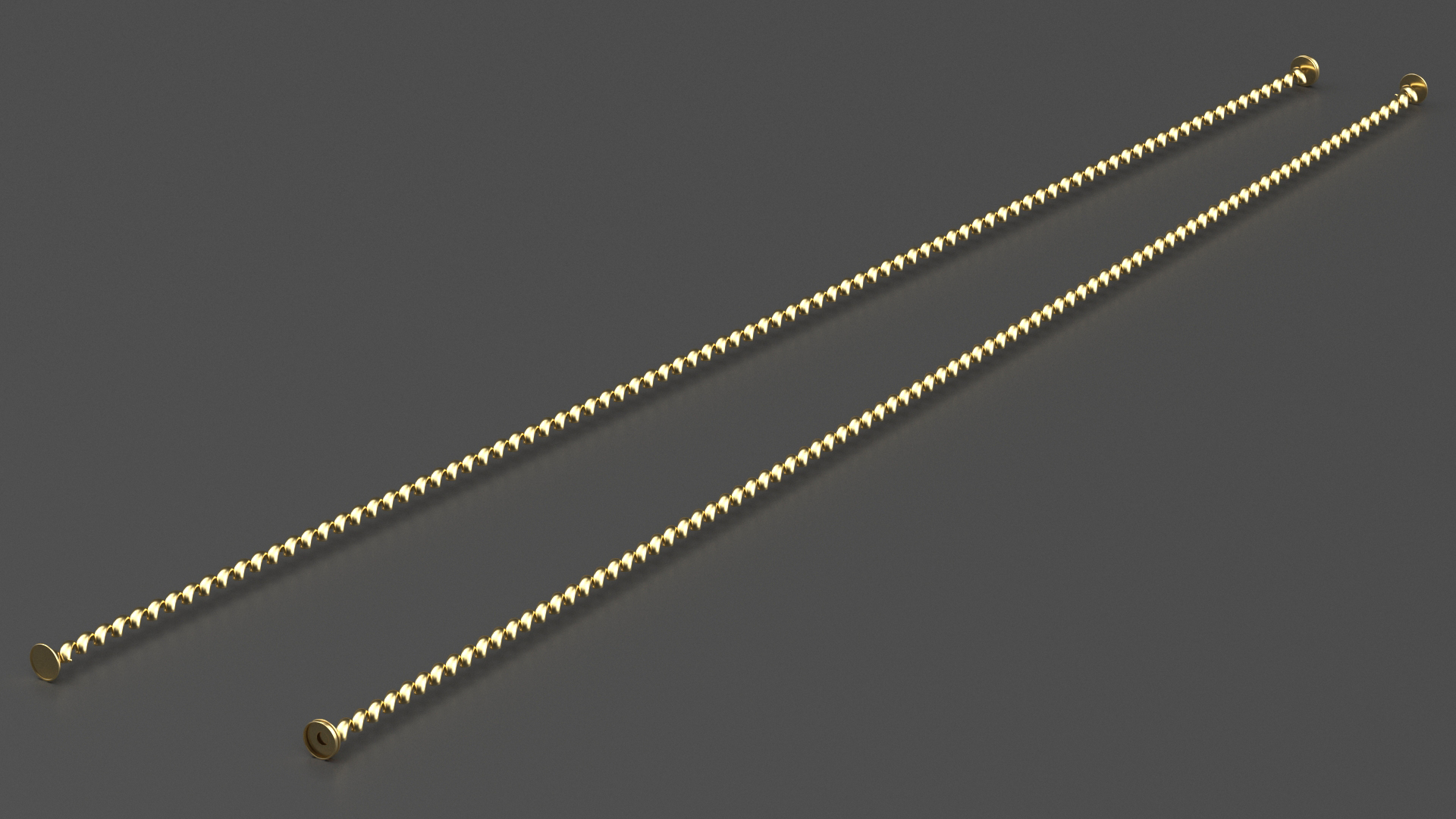 3D San Marco Jewelry Chain Gold model