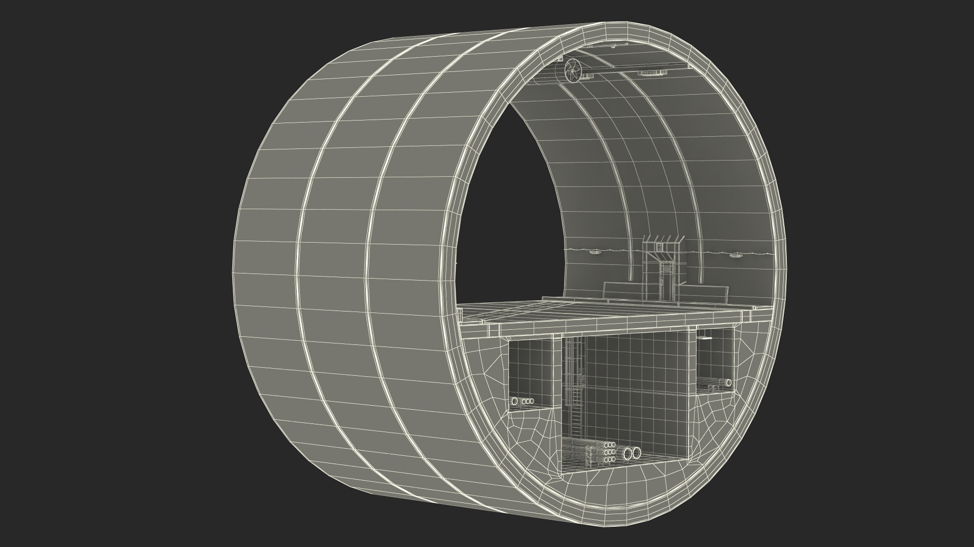 3D model Tunnel Cross Section