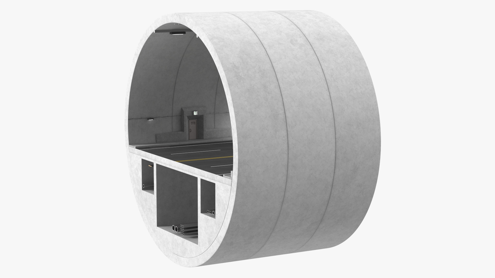 3D model Tunnel Cross Section