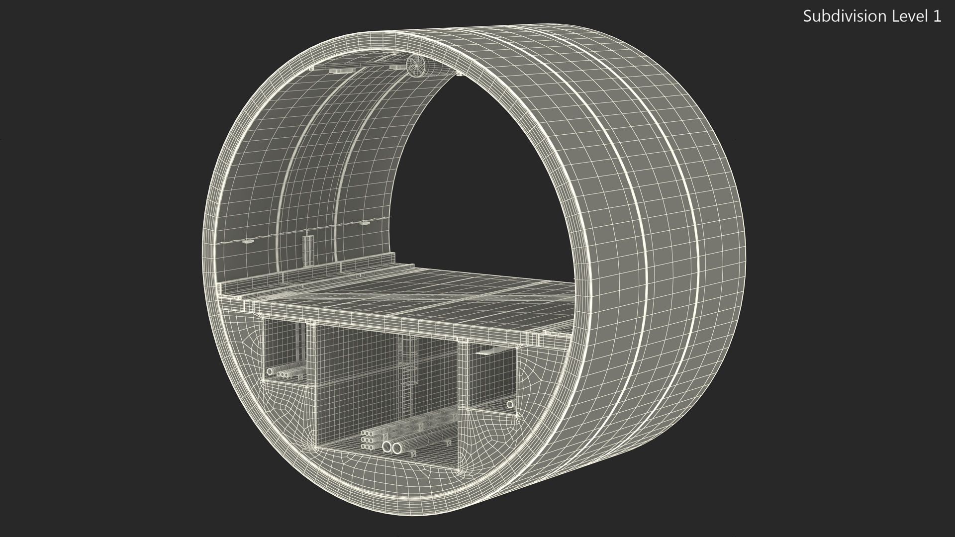 3D model Tunnel Cross Section