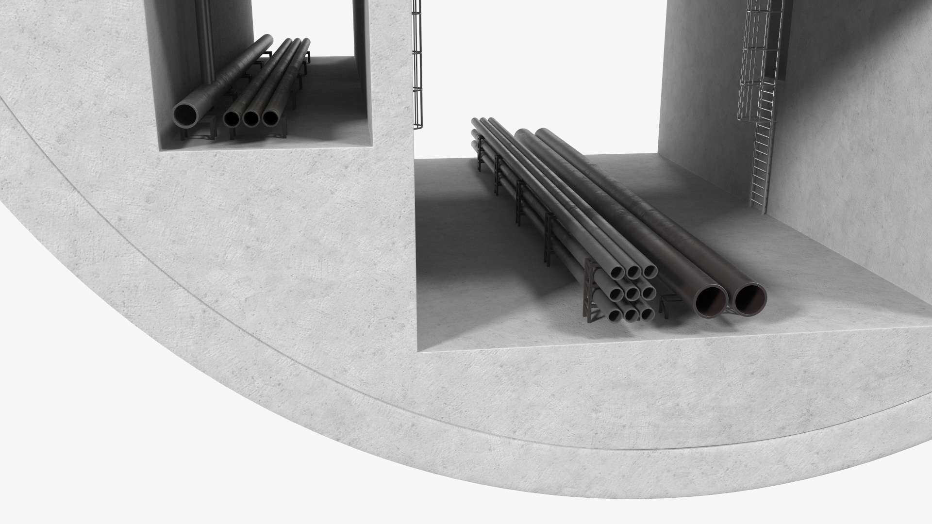 3D model Tunnel Cross Section