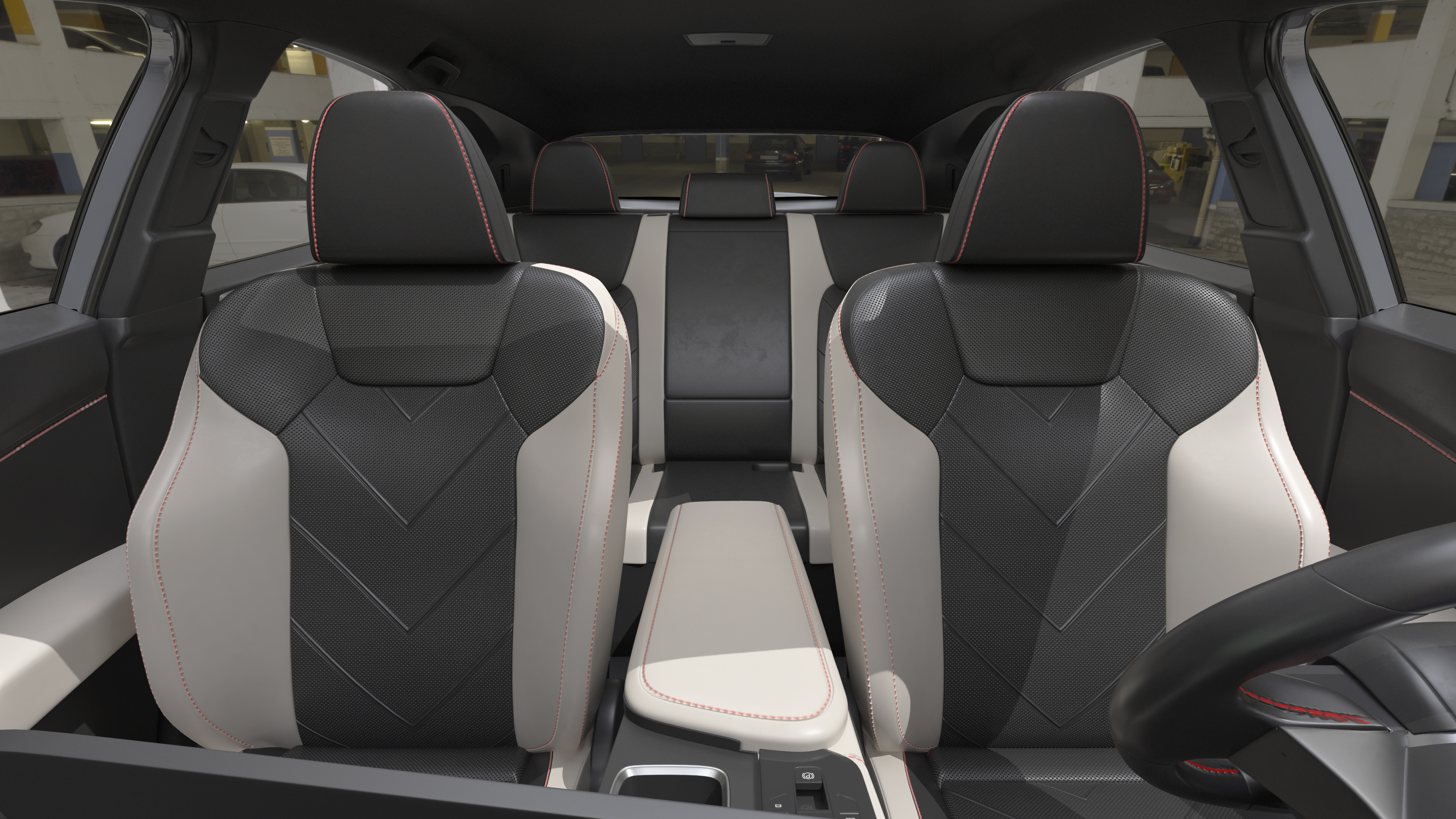 Premium 2024 Lexus NX Hybrid Grey Simple Interior 3D model