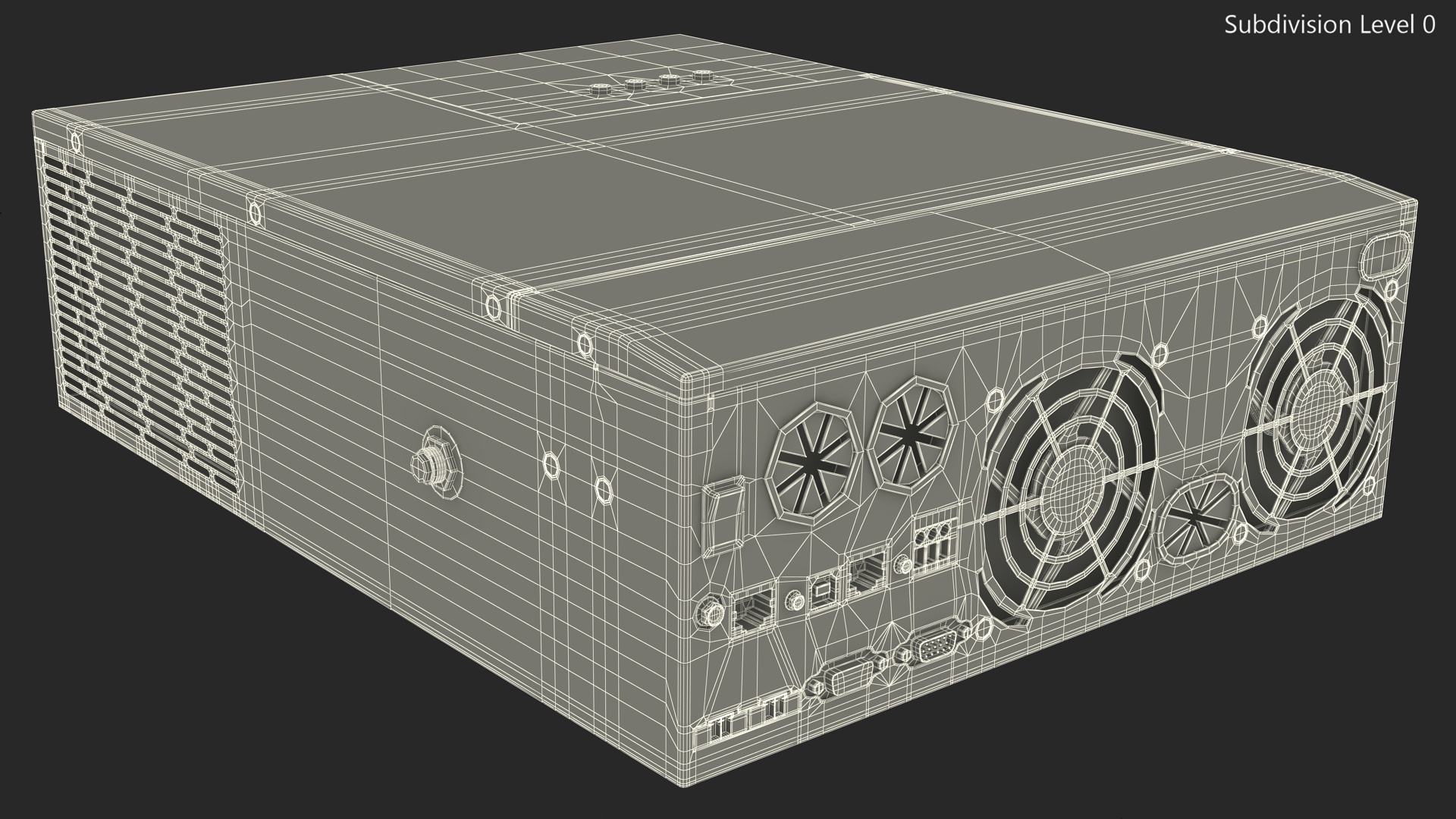 3D PowMr Solar Inverter Charger model