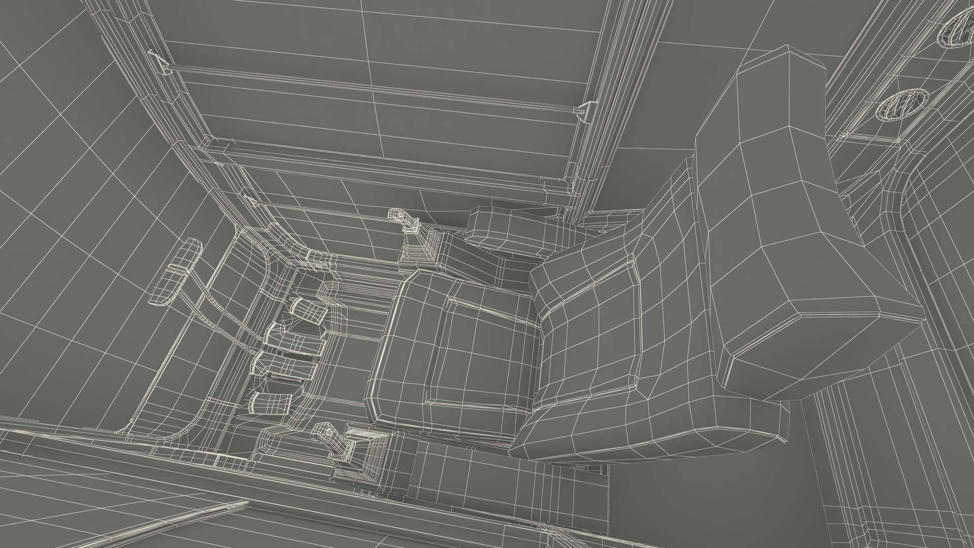 Large Tracked Excavator Volvo 3D model