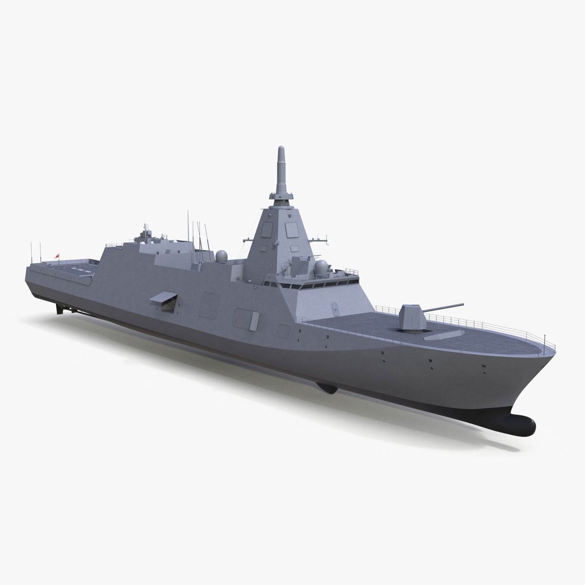 Japanese Mogami Class Frigate FFM-2 Rigged 3D