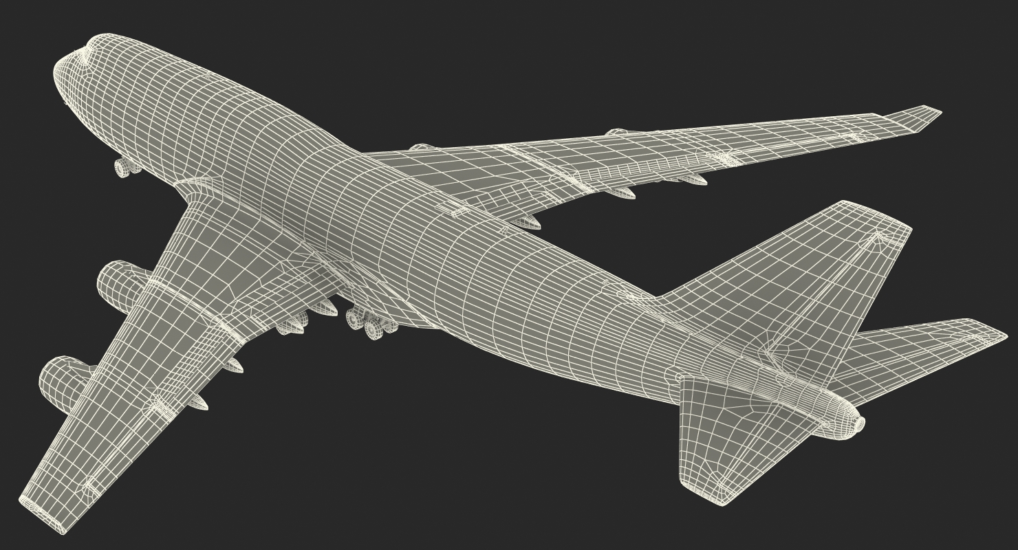 Boeing 747 400ER Generic 3D model