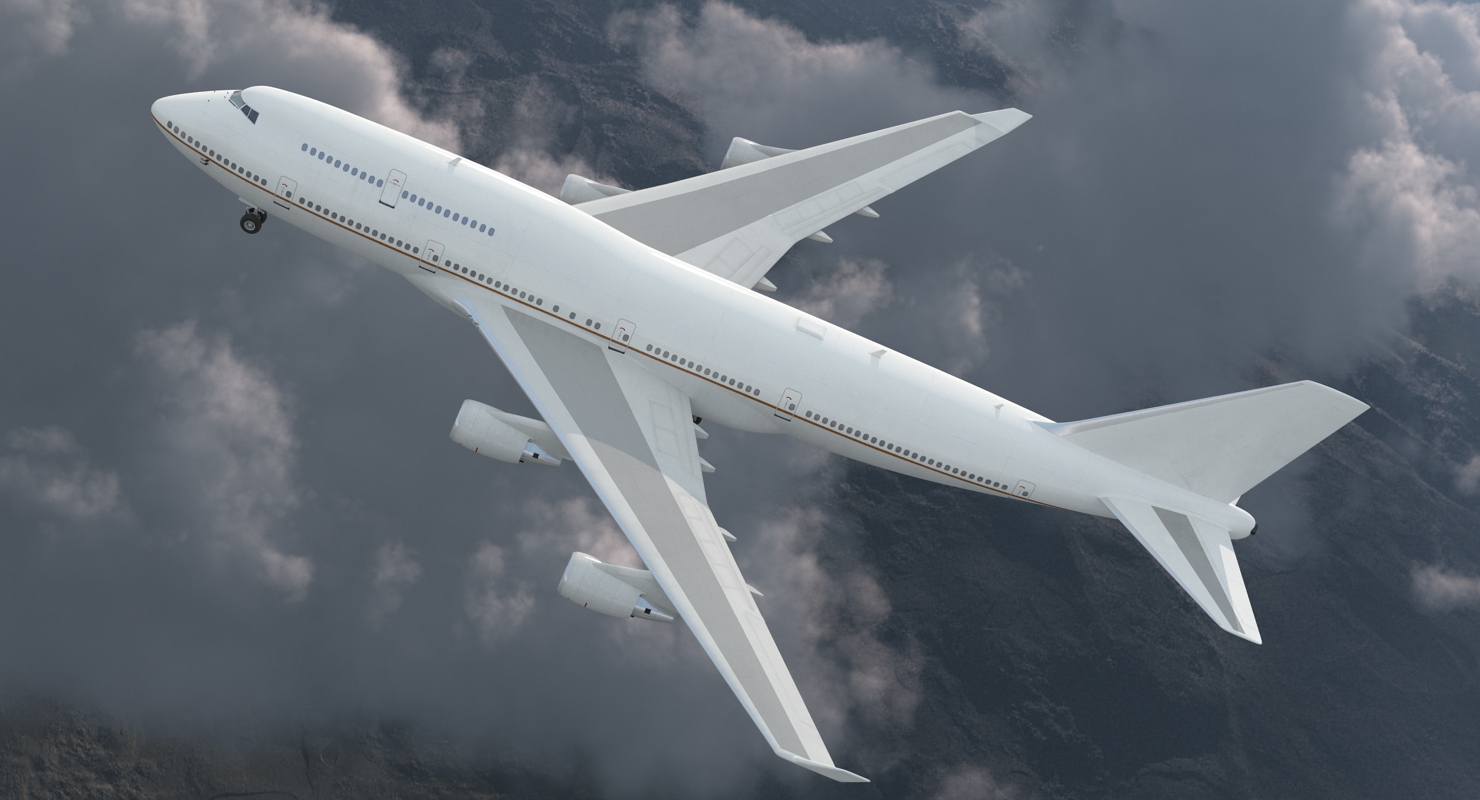 Boeing 747 400ER Generic 3D model