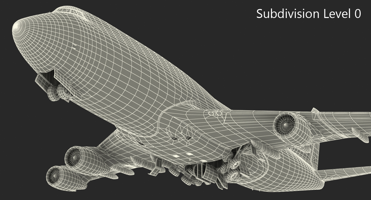 Boeing 747 400ER Generic 3D model