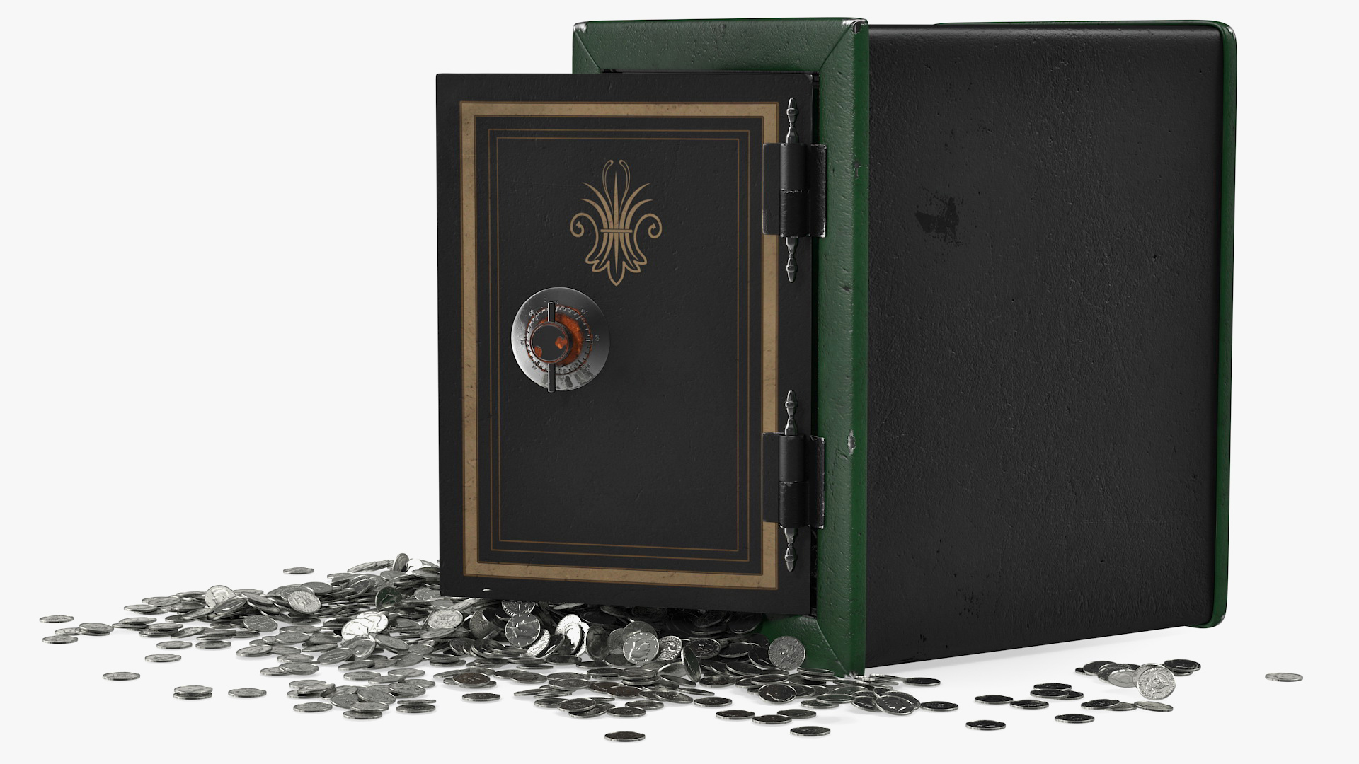 Full Coin Safe 3D model