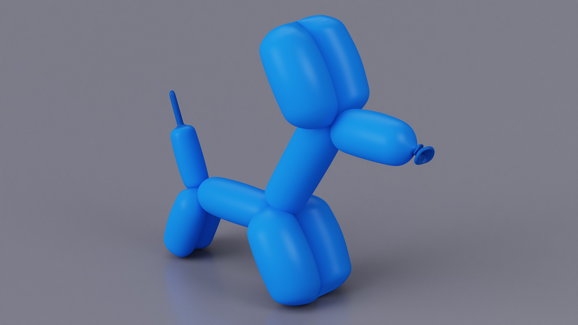 3D Balloon Animal Dog model