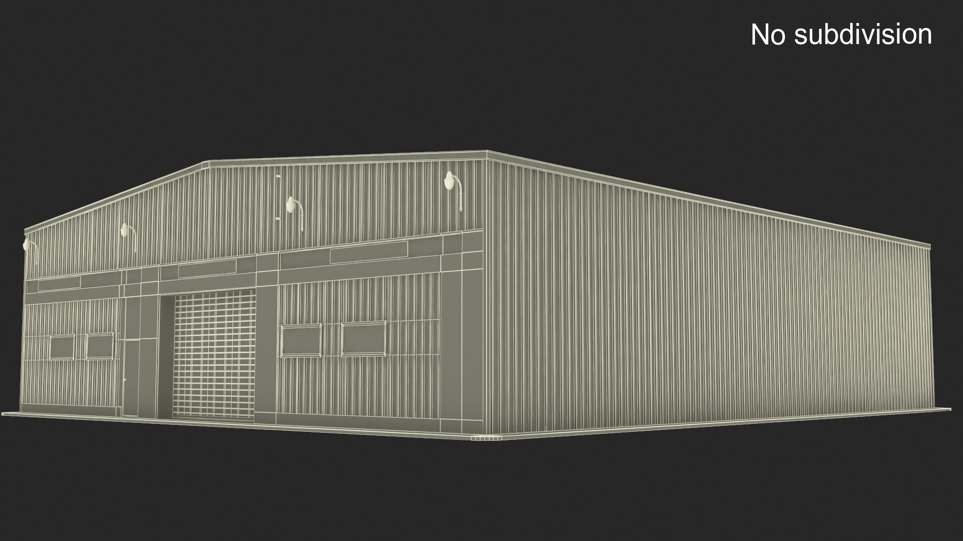 Steel Storage Building 3D