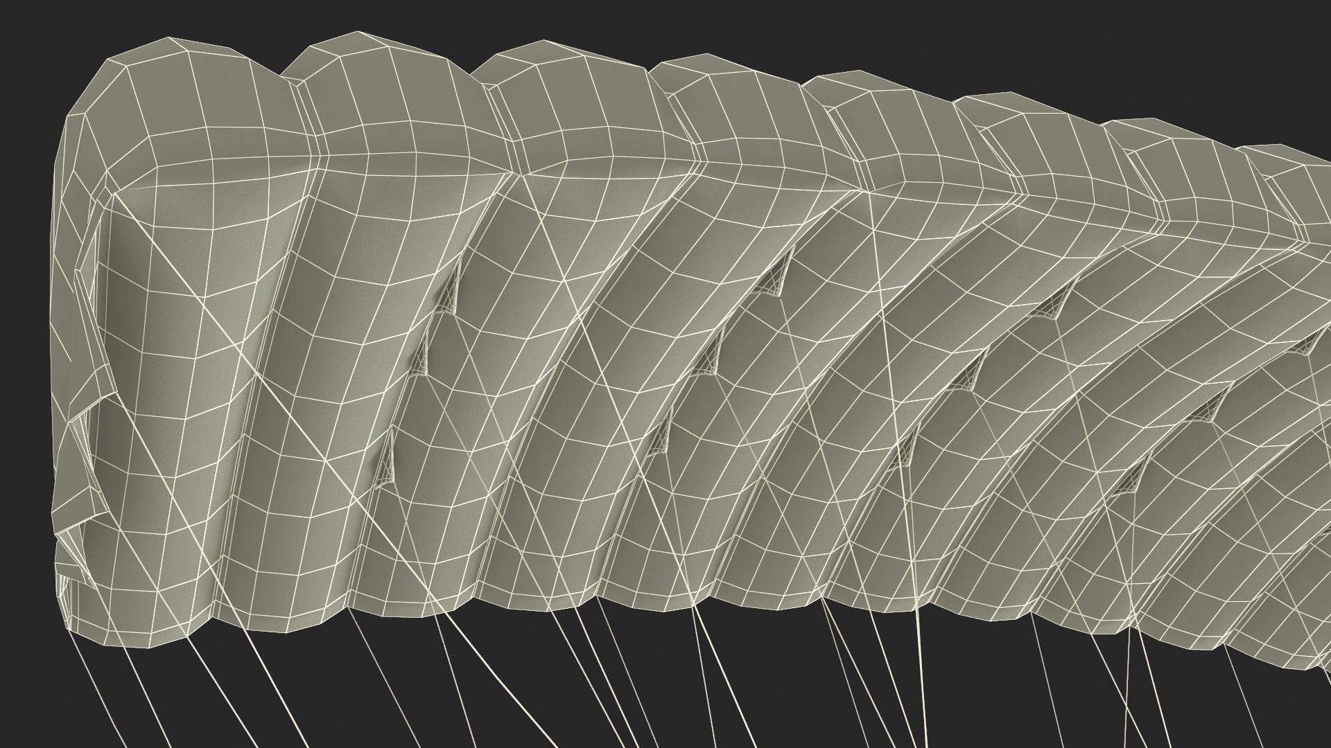 3D Parafoil Parachute model