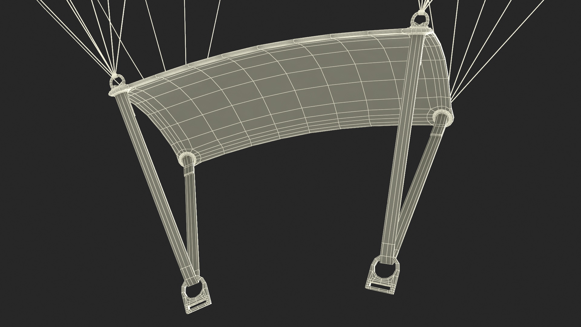 3D Parafoil Parachute model