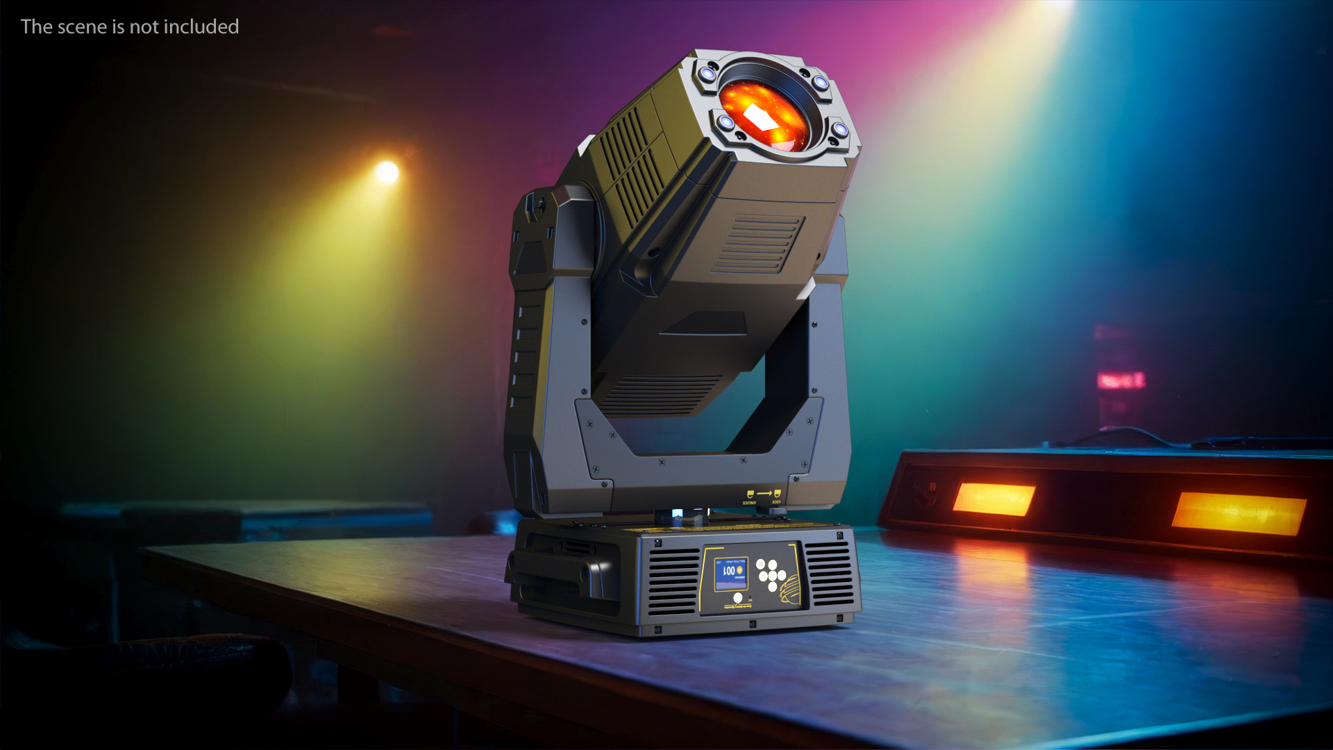 Stage Light Robot Head 3D