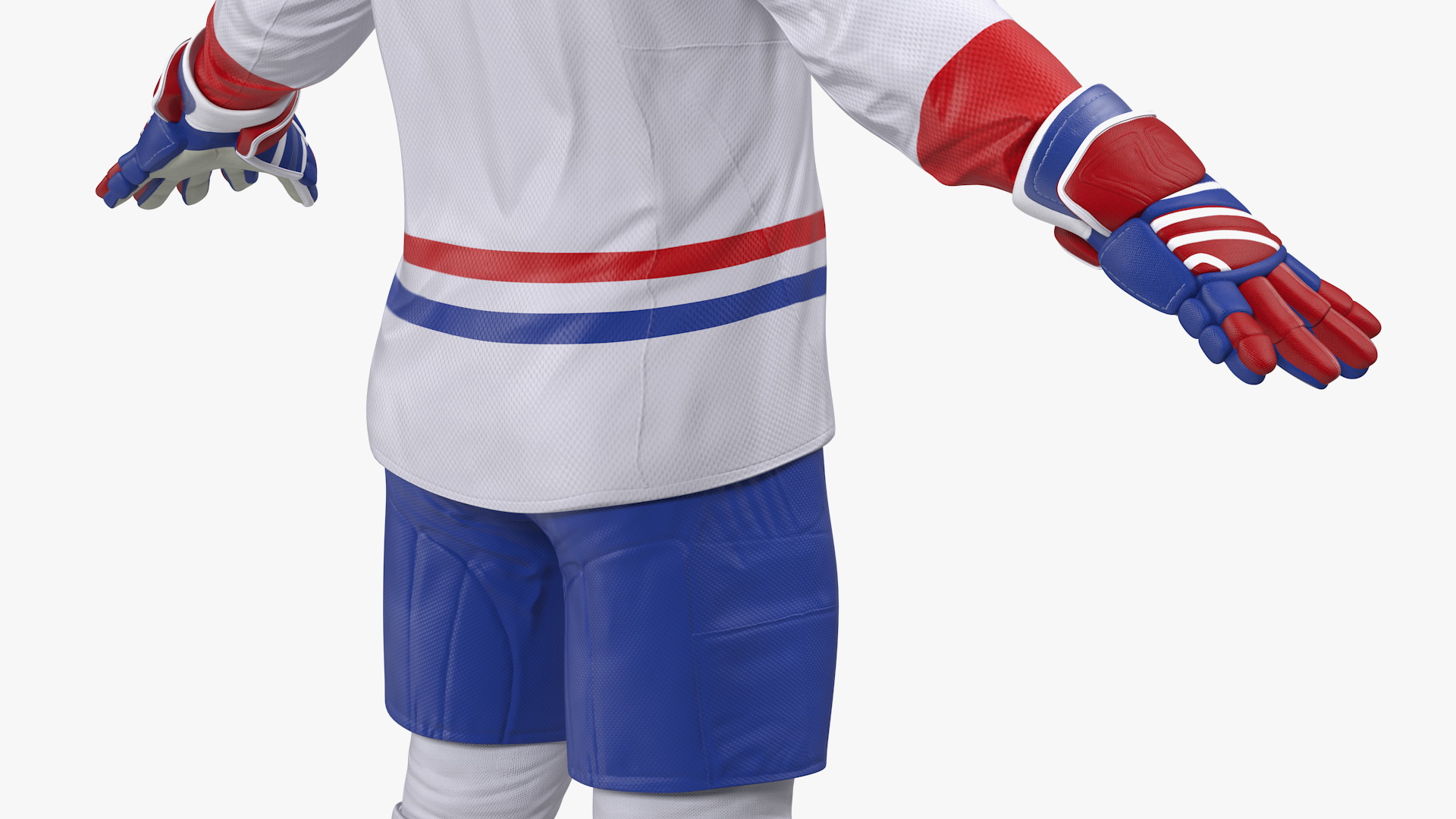 Hockey Equipment White 3D