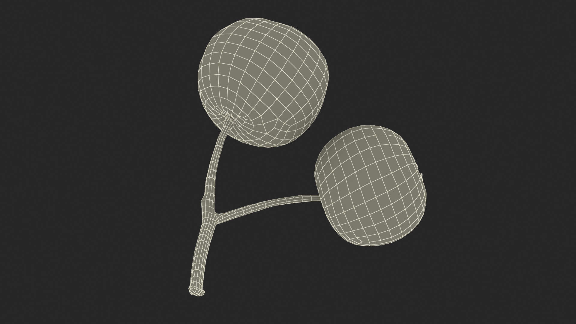 3D model Two Hawthorn Berries