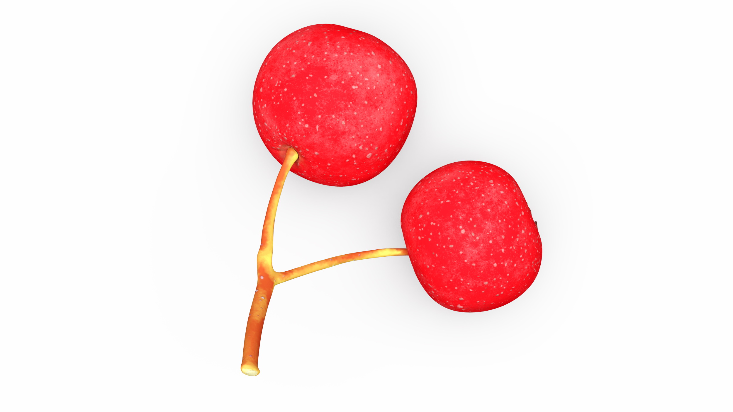 3D model Two Hawthorn Berries